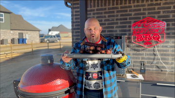 Pork Belly Lollipops on the Kamado Joe