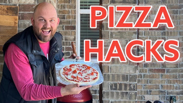 Pizza on the Kamado Joe Junior -  Pizza Accessory Hacks & 1 Big Learning Grilling Pizza