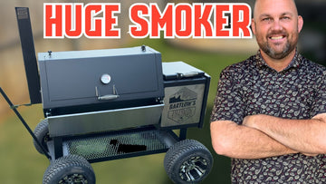 Uncrating & Seasoning The Lone Star Grillz 20x42 Offset Offroad Smoker