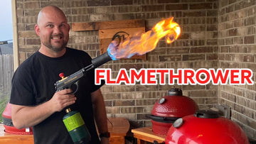Grill Blazer Su-V Gun Review - Flamethrower for Charcoal & Wood