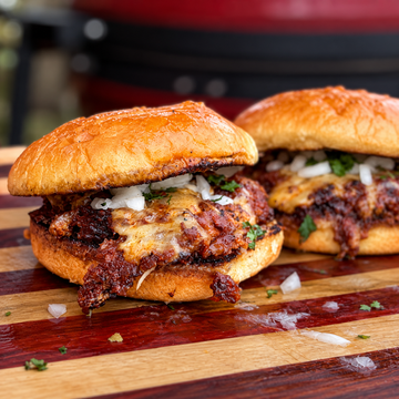 🔥 Birria Bomb Burger on the Solo Stove Griddle — food photo