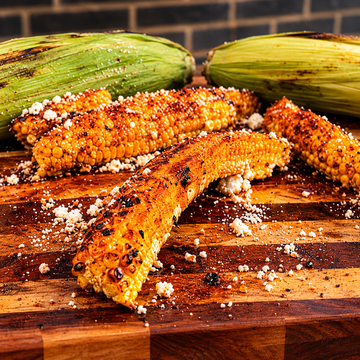 Grilled Corn Ribs on the Kamado Joe — food photo
