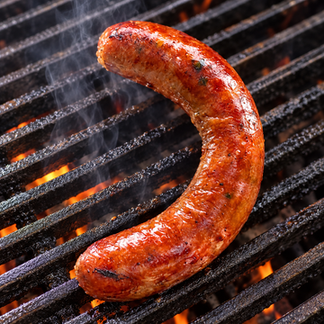 I turned an Oklahoma Onion Burger + Jalapeño Popper into ONE sausage! — food photo