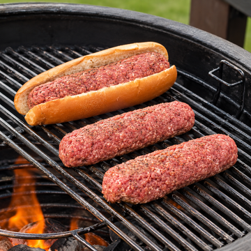 Burger Dogs 2 Ways on the Kamado Joe — food photo