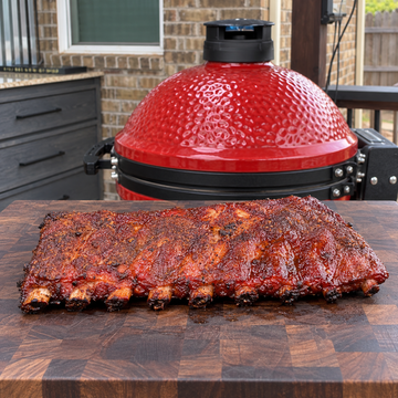 3 Hour Spare Ribs on the Kamado Joe Pellet Joe — food photo