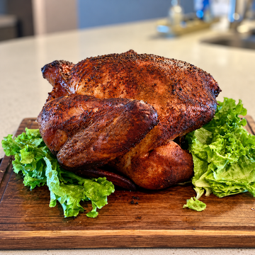 Smoked Turkey Recipe on Pit Barrel Cooker — food photo