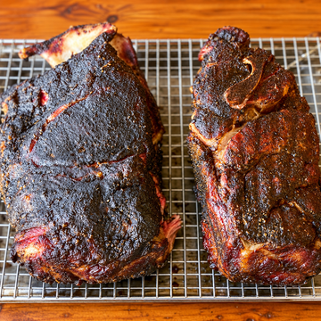 The Best Kamado Joe Pulled Pork - Does the SloRoller Make a Difference Compared to the Joe Jr? — food photo