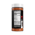 Bartlow's BBQ Sweet Red Dirt rub nutrition label—detailed ingredients and serving information.